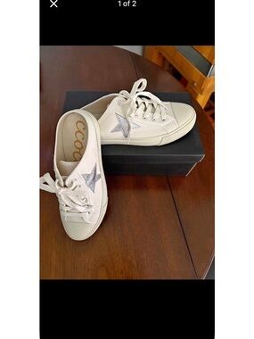 Slip-On Canvas Star Sneakers - Cream